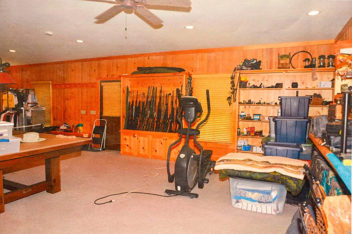 Sala de Jogos (e armas) na Casa dos Murdaugh