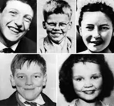 Edward Evans, Keith Bennett, Pauline Reade, John Kildride, Lesley Downey